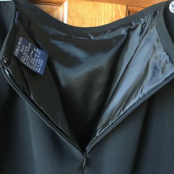 Ladies' Jones Wear  Black Skirt Sz. 6 Pencil Skirt Lined - Picture 5 of 5